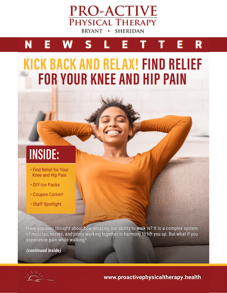 Kick Back And Relax! Find Relief For Your Knee And Hip Pain