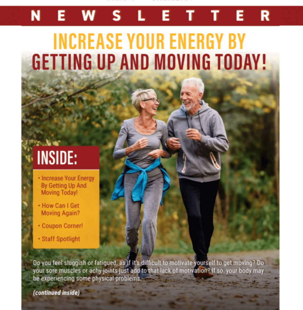 Increase Your Energy By Getting Up And Moving Today!